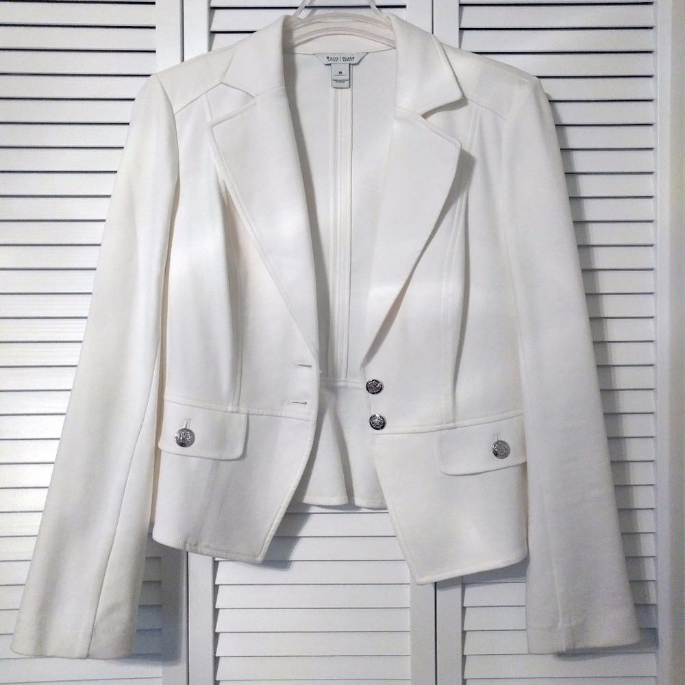 WHBM White Blazer